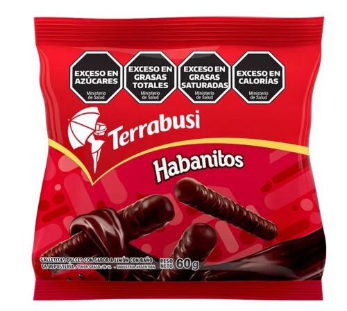 CHOCOLATE TERRABUSI HABANITOS x 60 GR