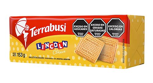 GALLETITAS LINCOLN x 153 GR