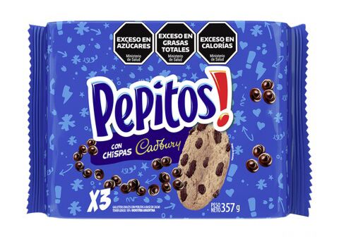 GALLETITAS PEPITOS TRIPACK x 357 GR