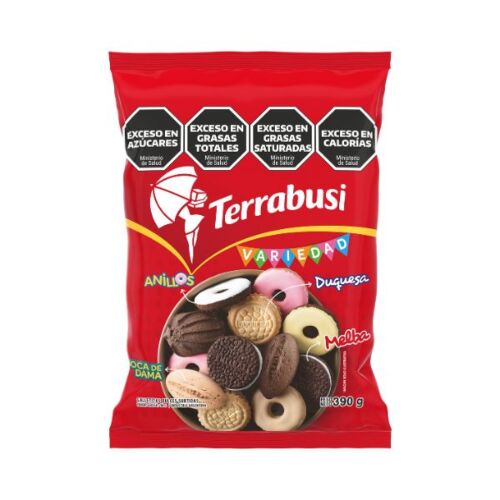 GALLETITAS TERRABUSI VARIEDAD x 390 GR