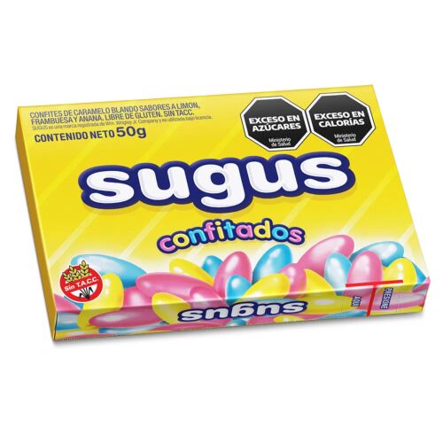 CARAMELOS SUGUS CONFITADOS x 50 GR