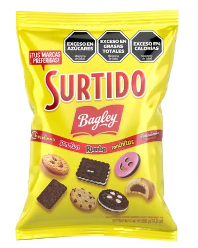 GALLETITAS BAGLEY SURTIDO x 398 GR