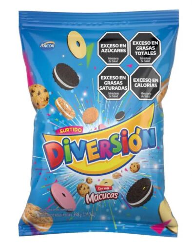 GALLETITAS DIVERSION SURTIDO x 390 GR