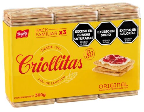 GALLETITAS CRIOLLITAS x 300 GR
