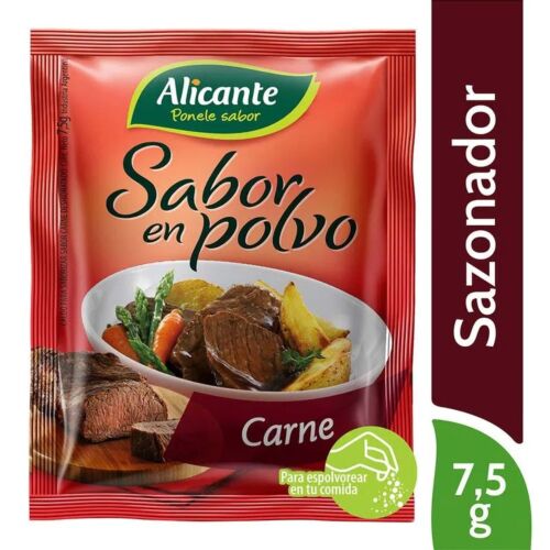 SABORIZADOR EN BOLSA CARNE ALICANTE PIMIENTON x 30 GR