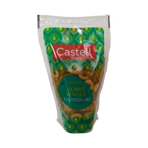 ACEITUNAS CASTELL VERDE RODAJAS DP x 140 GR