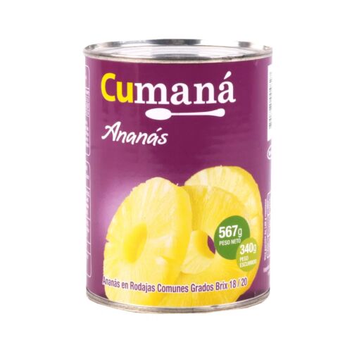ANANA CUMANA RODAJAS x 565 GR