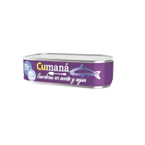 SARDINAS CUMANA EN ACEITE x 125 GR