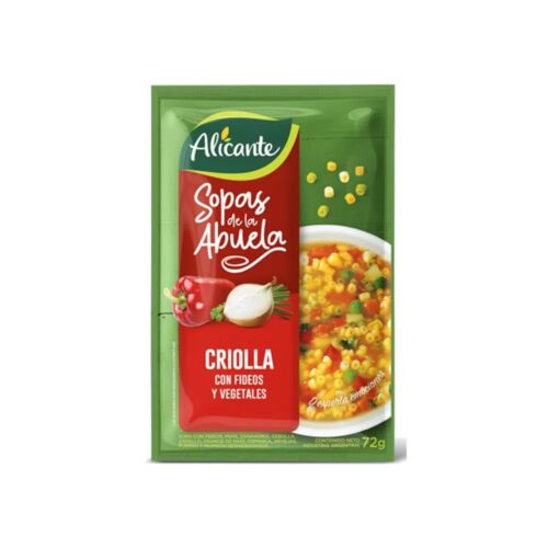 SOPA ALICANTE VERDURAS x 72 GR