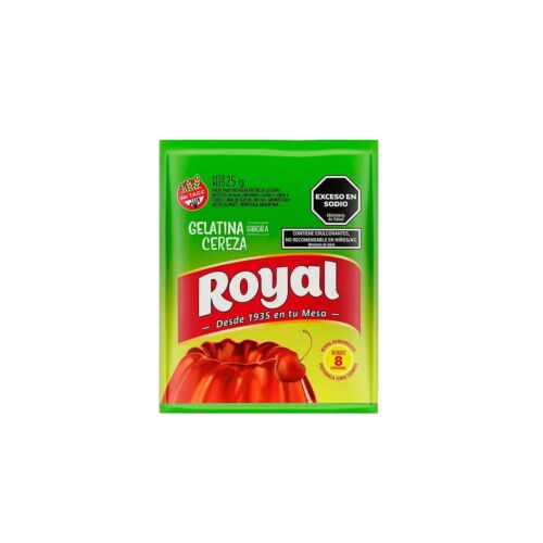 GELATINA ROYAL CEREZA LIGHT x 25 GR