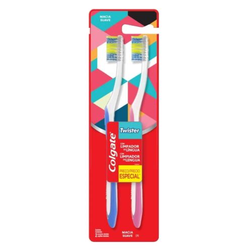 CEPILLO DE DIENTE COLGATE TWISTER x 3 U