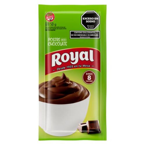 POSTRE ROYAL LIGHT CHOCOLATE x 50 GR