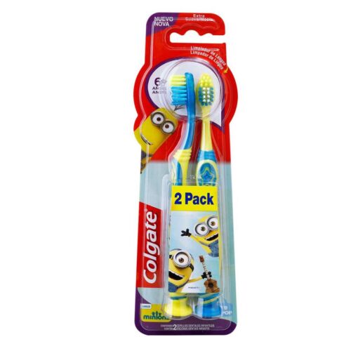 CEPILLO DE DIENTE COLGATE MINIONS +6 AÑOS x 2 U