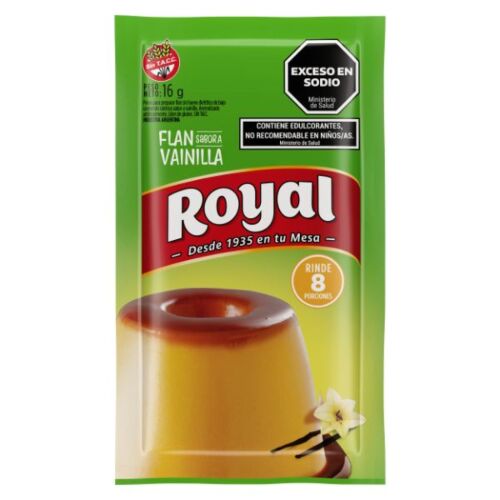 FLAN ROYAL LIGHT VAINILLA x 16 GR