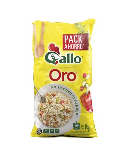 ARROZ GALLO ORO BOLSA x 1 KG