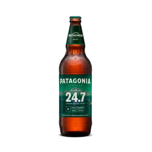 CERVEZA PATAGONIA IPA 24.7 SAUCO x 710 CC