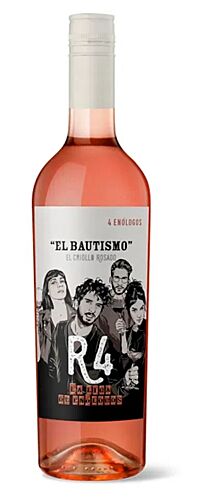VINO EL BAUTISMO ROSADO DULCE x 750 CC