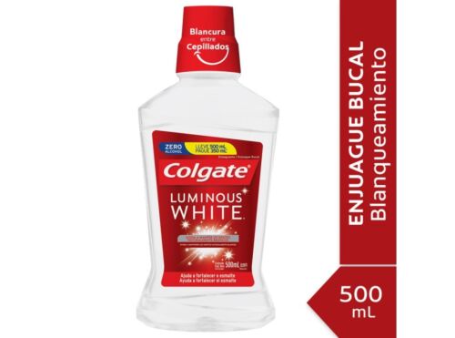 ENJUAGUE COLGATE LUMINOUS WHITE x 750 ML