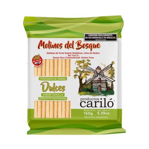 GALLETITAS MOLINOS DEL BOSQUE DULCE LIGHT x 150 GR