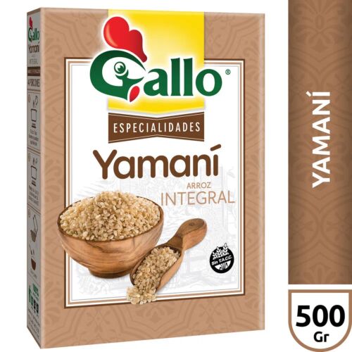 ARROZ GALLO INTEGRAL YAMANI x 500 GR