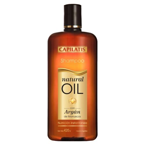 SHAMPOO CAPILATIS NATURAL OIL C/ARGAN x 420 ML