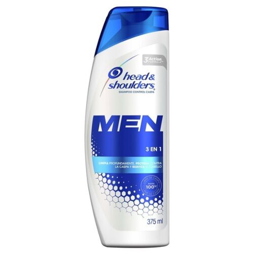 SHAMPOO HEAD & SHOULDERS 3 EN 1 x 375 ML