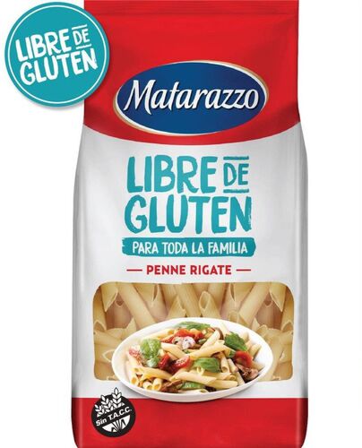 FIDEOS MATARAZZO PENNE RIGATE LIBRE DE GLUTEN x 500 GR
