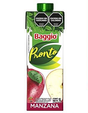 JUGO BAGGIO PRONTO MANZANA x 1 LT