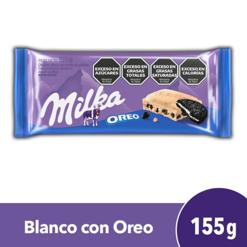 CHOCOLATE MILKA OREO BLANCO x 55 GR
