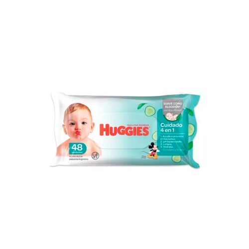 TOALLITAS  HUMEDAS HUGGIES 4 EN 1 x 48 UNIDADES