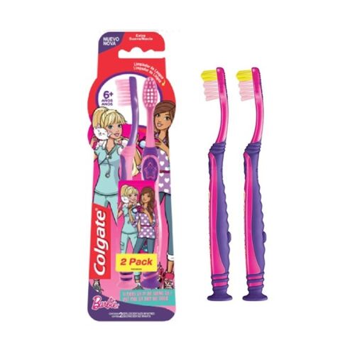 CEPILLO DE DIENTE COLGATE SMILE BARBIE +6 A x 2 U