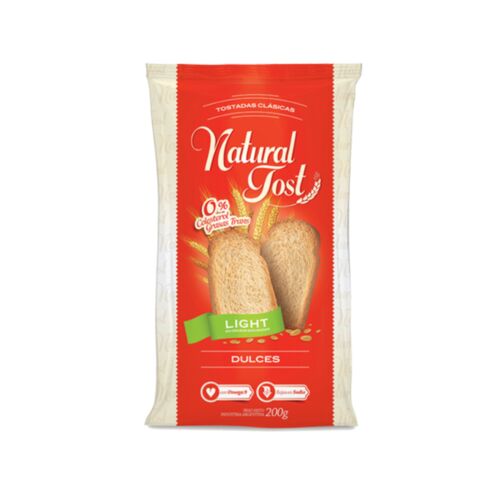 TOSTADA NATURAL TOST DULCE x 200 GR