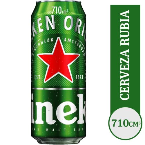 CERVEZA HEINEKEN RUBIA LATA x 710 CC
