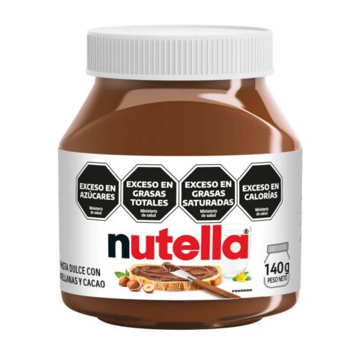 PASTA DE AVELLANA Y CACAO NUTELLA x 140 GR