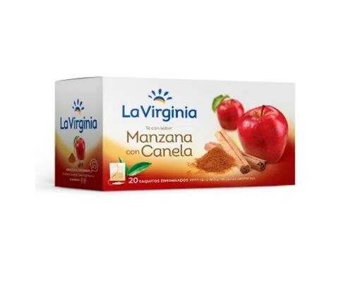 TE LA VIRGINIA MANZANA Y CANELA x 20  SAQUITOS