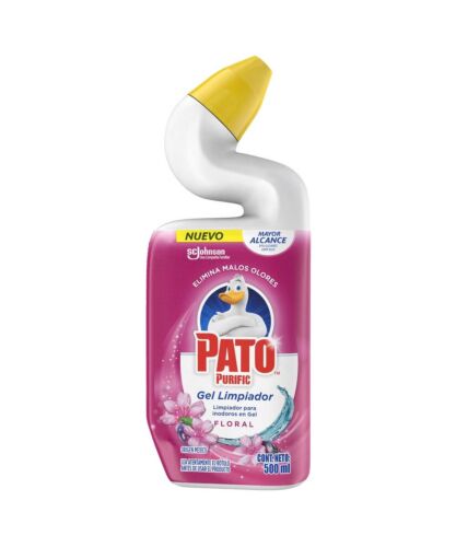 GEL LIMPIADOR PATO FLORES BOTELLA x 500 ML