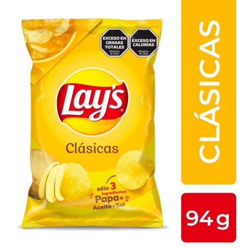 PAPAS FRITAS LAYS CLASICAS x 95 GR