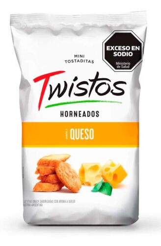 MINISTOSTADAS TWISTOS 4 QUESOS x 40 GR