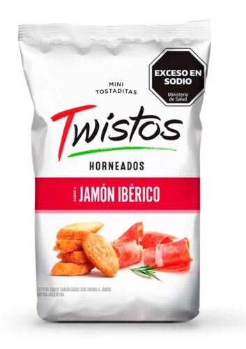 MINISTOSTADAS TWISTOS JAMON x 40 GR