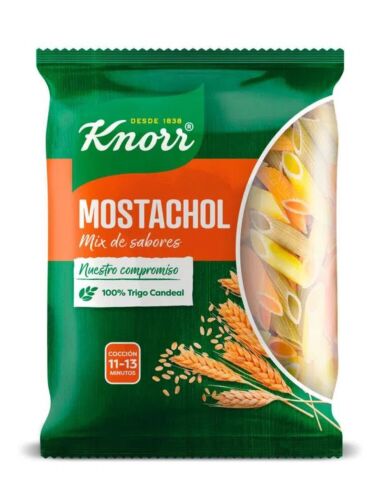 FIDEOS KNORR MOSTACHOL CON VEGETALES x 500 GR