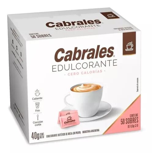 EDULCORANTE LIV CABRALES POLVO x 50 SOBRES