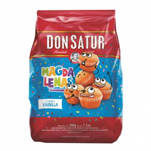 MAGDALENAS DON SATUR VAINILLA x 200 GR