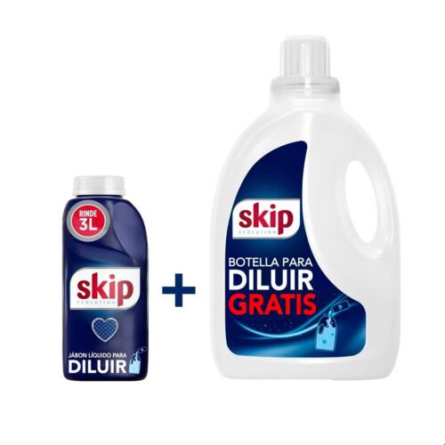 JABON SKIP LIQUIDO PARA DILUIR + BOTELLA x 500 CC