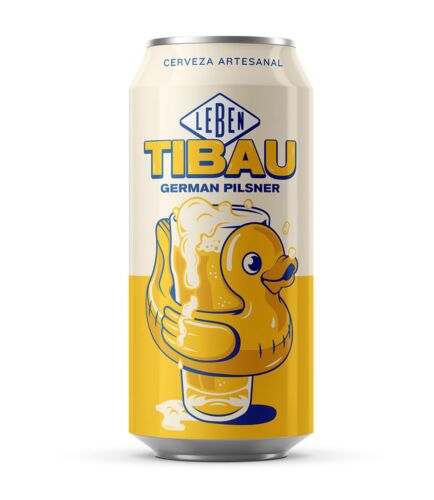 CERVEZA LEBEN GERMAN PILSNER LATA x 473 CC