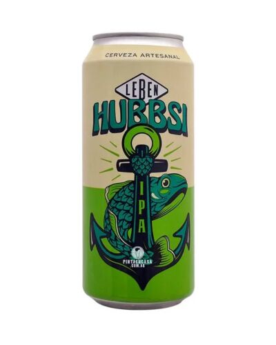 CERVEZA LEBEN HUBBSI IPA LATA x 473 CC