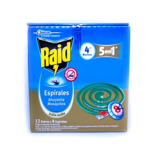 ESPIRALES RAID ESTUCHE x 150 GR