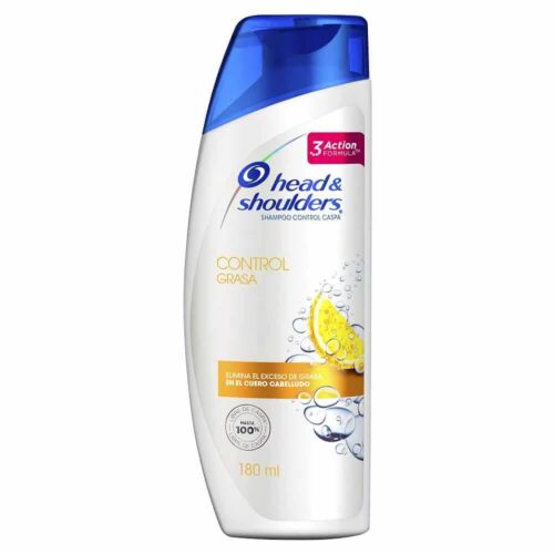 SHAMPOO HEAD & SHOULDERS CONTROL DE GRASA x 180 ML