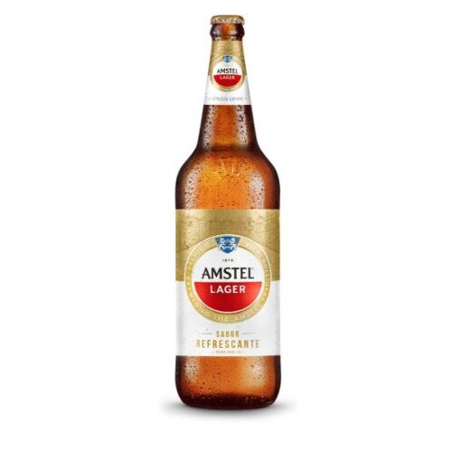 CERVEZA AMSTEL LAGER RETORNABLE x 1 LT