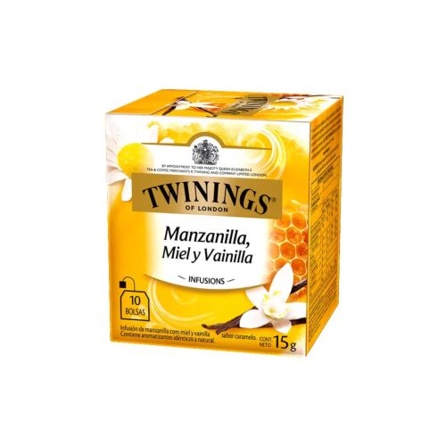 TE TWININGS MANZANA, MIEL Y VAINILLA x 10  SAQUITOS