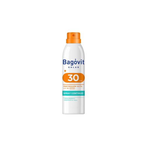 PROTECTOR SOLAR BAGOVIT CON ACCION BRONCEADORA SPRAY FPS 30 x 200 GR